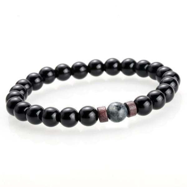 Black Onyx Buddha Bracelet