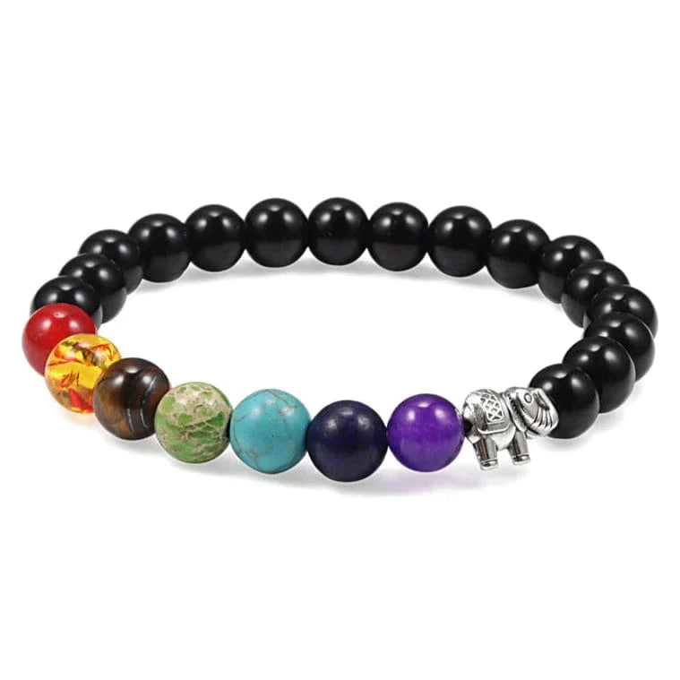 Black Tourmaline Chakra Bracelet