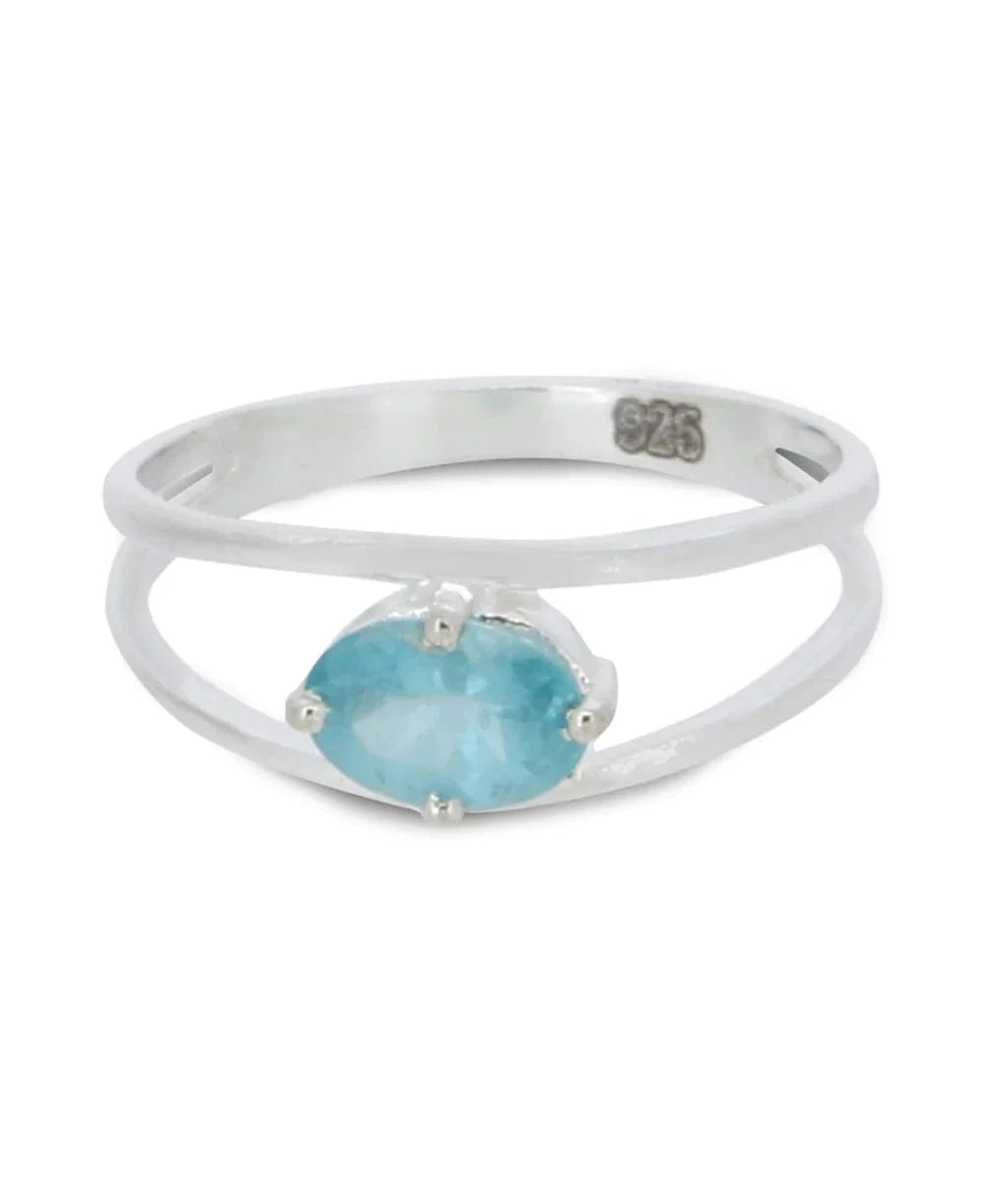 Blue Gemstone Engagement Rings