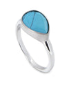 Blue Turquoise Gemstone Ring