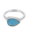 Blue Turquoise Gemstone Ring