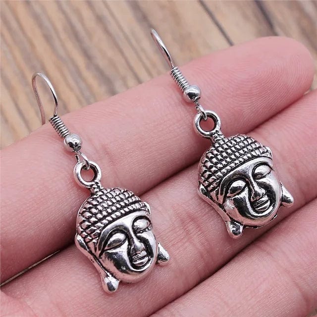 Buddha Face Earrings