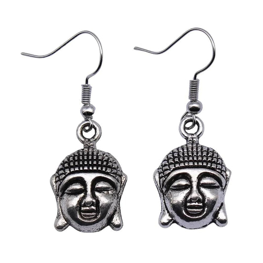 Buddha Face Earrings