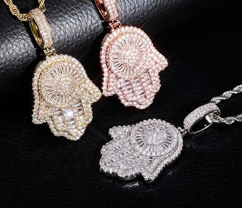 Buddha Pendant with Fatma's Hand