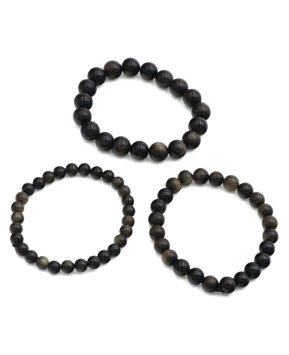 Buddha Power Black Obsidian Bracelet