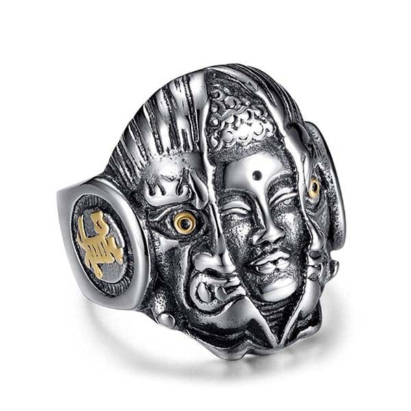 Buddhist Mantra Ring