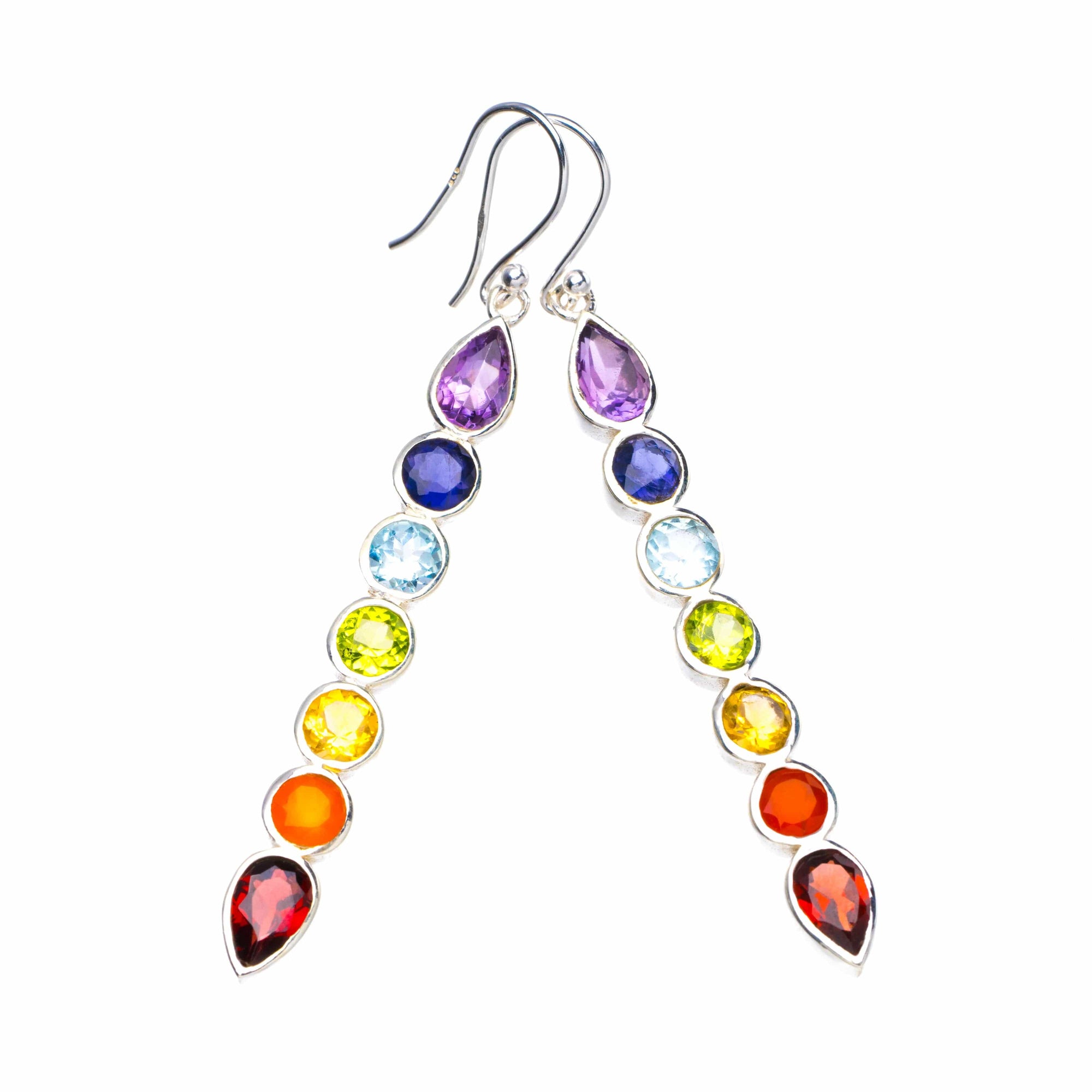 Chakra Gemstone Earrings