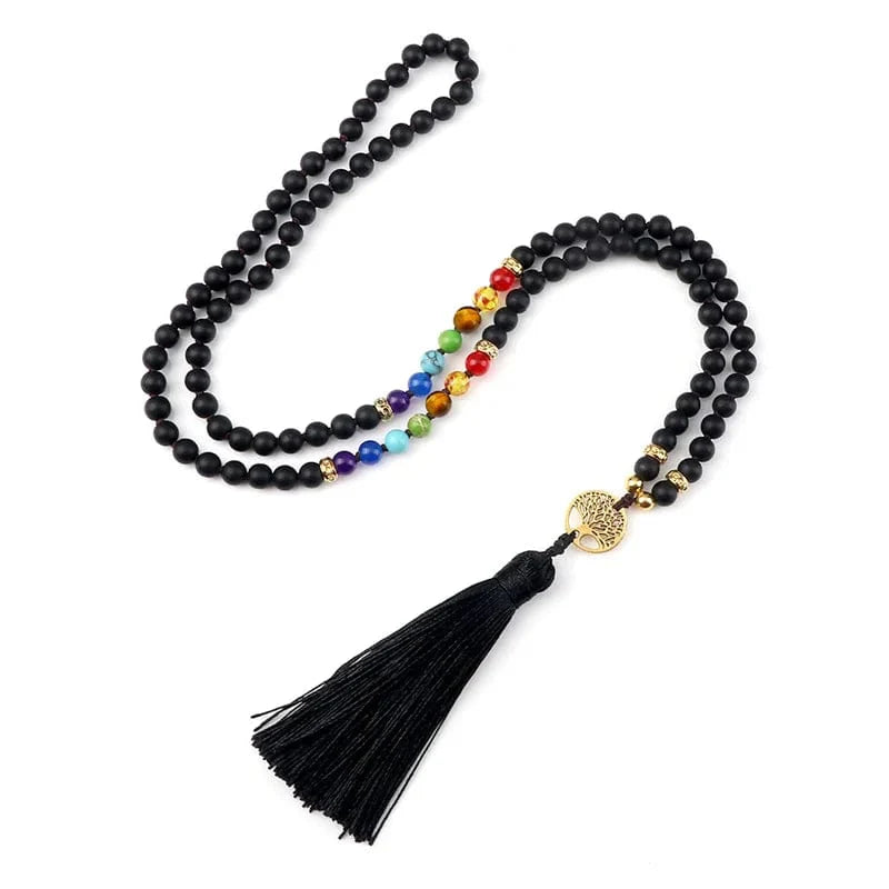 Chakra Mala Bead Necklace