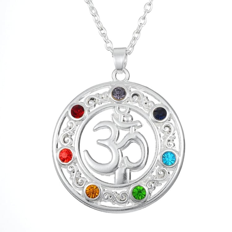 Chakra Necklace Silver