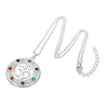 Chakra Necklace Silver