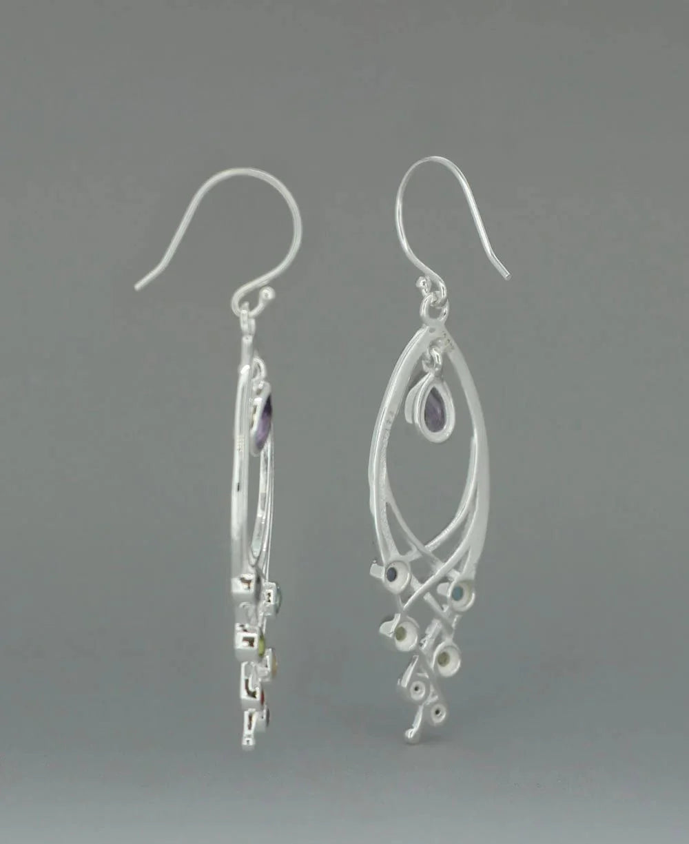 Chakra Stone Earrings