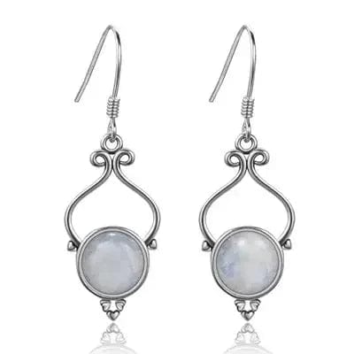 Gemstone Sterling Silver Earrings