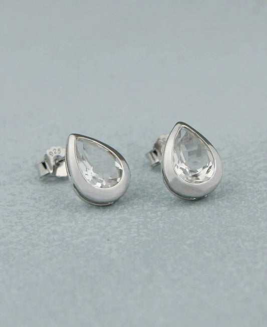 Gemstone Stud Earrings