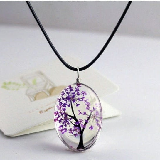 Gemstone Tree Necklace