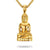 Gold Buddha Pendant