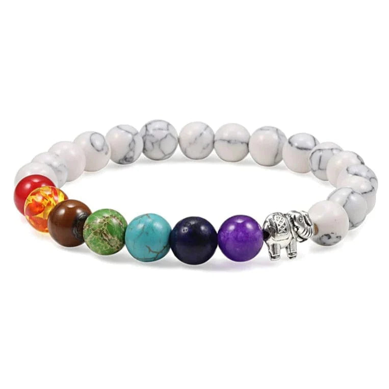 Howlite Chakra Bracelet | Buddha Jewelry – Adhistava
