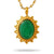 Jade Buddha Pendant Gold