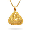 Laughing Buddha Gold Pendant