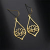 Lotus Drop Earring