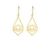 Lotus Drop Earring