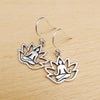 Lotus Silver Earrings