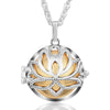 Lotus Silver Pendant Necklace