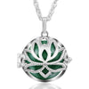 Lotus Silver Pendant Necklace