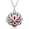 Lotus Silver Pendant Necklace