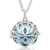 Lotus Silver Pendant Necklace