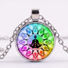 Round Buddha Chakra Pendant