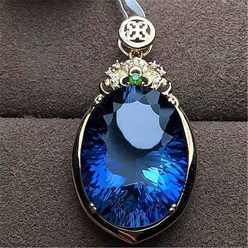 Sapphire Buddha Pendant