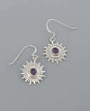 Silver and Gemstone Earrings