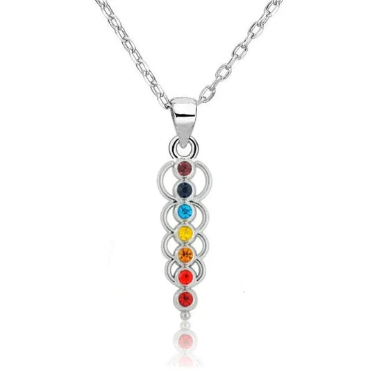 Silver Chakra Necklace