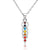 Silver Chakra Necklace