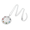 Silver Chakra Pendant Necklace