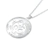 Silver Chakra Pendant Necklace