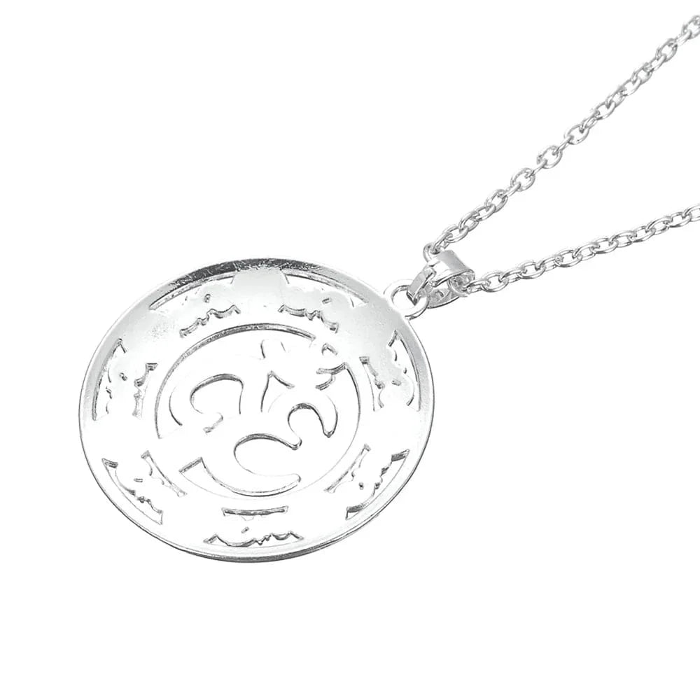 Silver Chakra Pendant Necklace