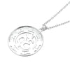 Silver Chakra Pendant Necklace