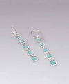 Sterling Silver Turquoise Gemstone Earrings