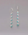 Sterling Silver Turquoise Gemstone Earrings