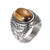 Tiger Eye Meditation Ring