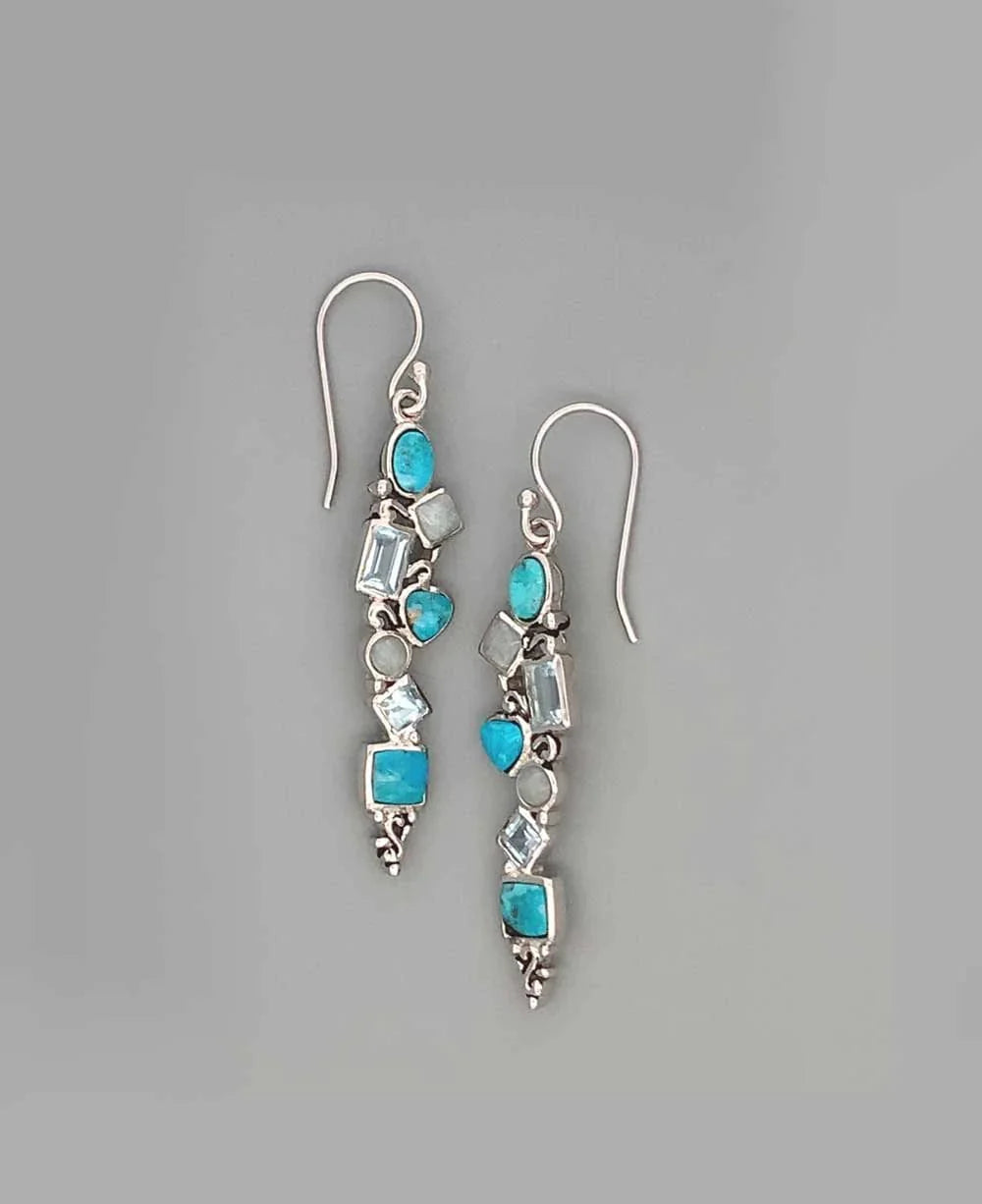 Turquoise Gemstone Earrings