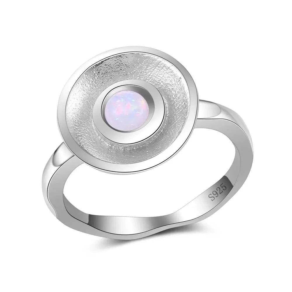 Vintage Sterling Silver Gemstone Ring