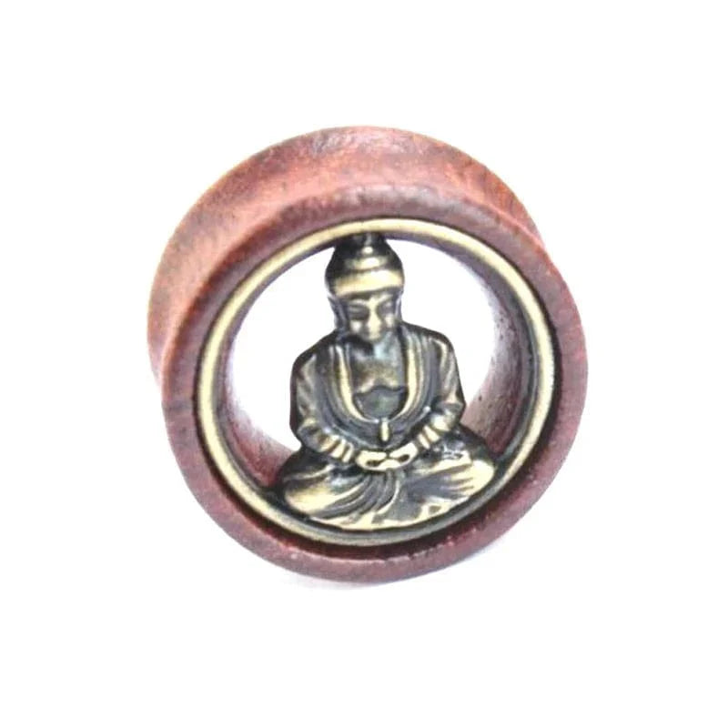 Wooden Buddha Ear Plugs