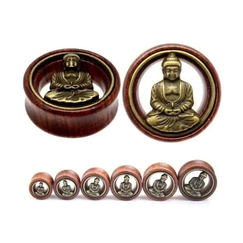 Wooden Buddha Ear Plugs