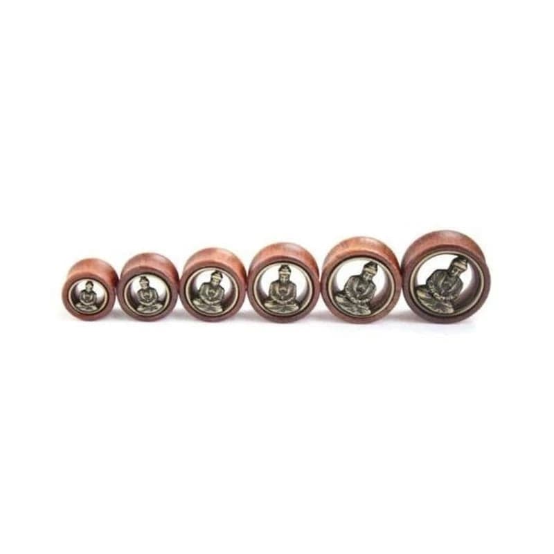 Wooden Buddha Ear Plugs