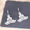 Yoga Hoop Buddha Earring